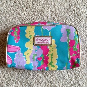 Lilly Pulitzer vibrant Floral Cosmetic Pouch